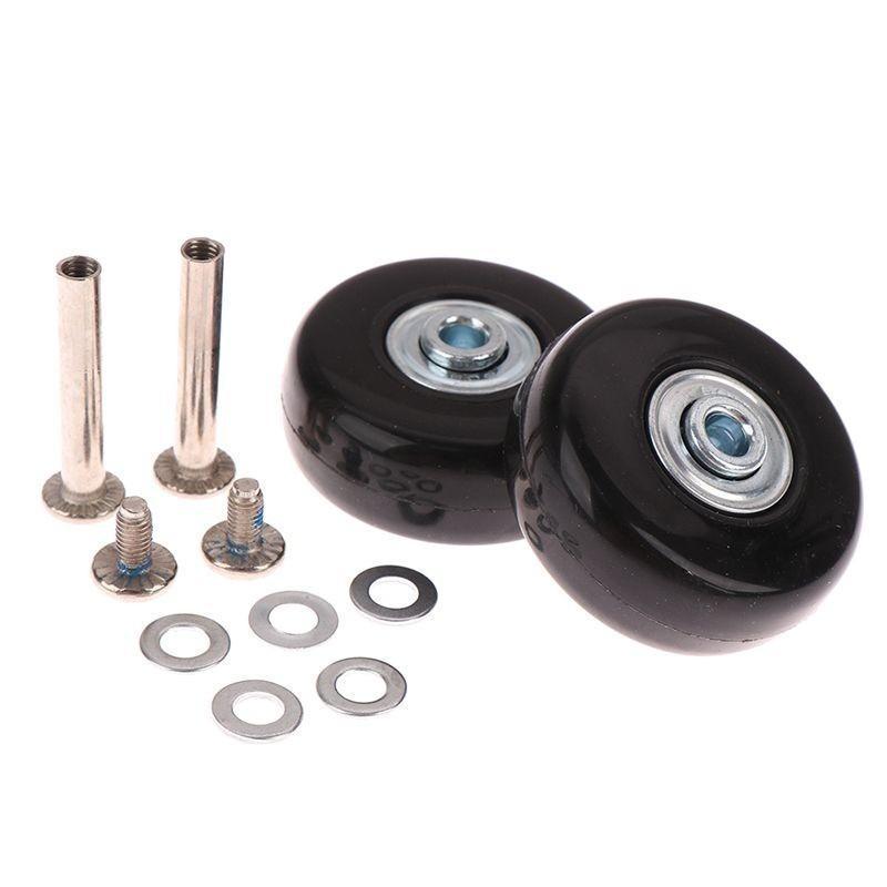 【4 PCS】Roda Koper Pengganti Karet Luggage Replacement Wheel 40 45 50 60 x 18 mm Rubber Suitcase Wheels Set Roda Koper Pengganti 40 45 50mm Luggage Replacement Wheel Wheels Roda Koper Replacement Pengganti 5