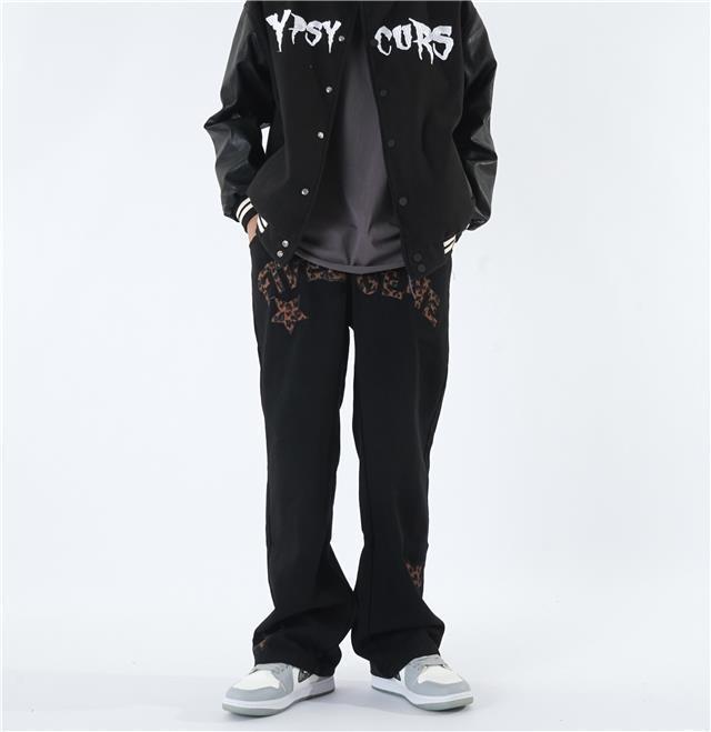 Product Introduction of Quần Dài Nam Maillard Thể Thao, Thương Hiệu Thời Trang Đường Phố Cao Cấp Mỹ, In Chữ, Phong Cách Hip Hop, Ống Rộng, Dáng Suông, Ống Đứng, Bộ Sưu Tập Xuân / Hè 2024 Menswear Lưng Cao Pants 18
