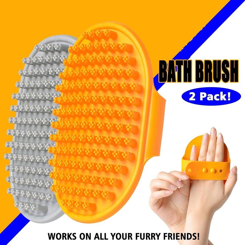 Pet Grooming Brush, 2 Counts/set Pet Hair Removal Comb, Pets Hair Detangling Comb, Dog & Cat Grooming Comb, Dogs Scalp Massage Comb, Cats Hair Detangling Comb 6