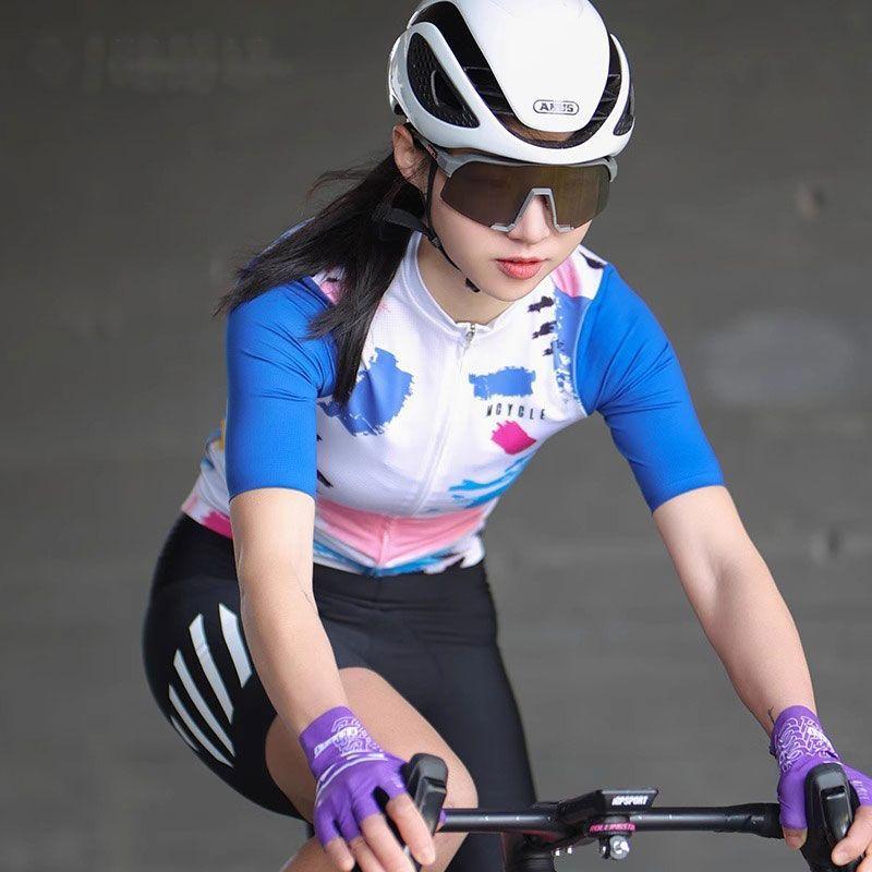  Áo Thi Đấu Đạp Xe ngắn Tay Mùa Hè Mới Dành Cho Nam Và Nữ Thiết Kế Graffiti Thoáng Khí Và Nhanh Khô Chống Nắng Thích Hợp Cho Xe Đạp Đường Trường Xe Đạp Leo Núi Và Xe Đạp Địa Hình Áo Thi Đấu Đạp Xe 