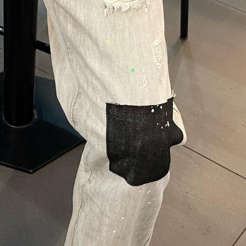 Quần suông nam Dsq xám vá đen hàng xịn Siêu cấp Menswear 2