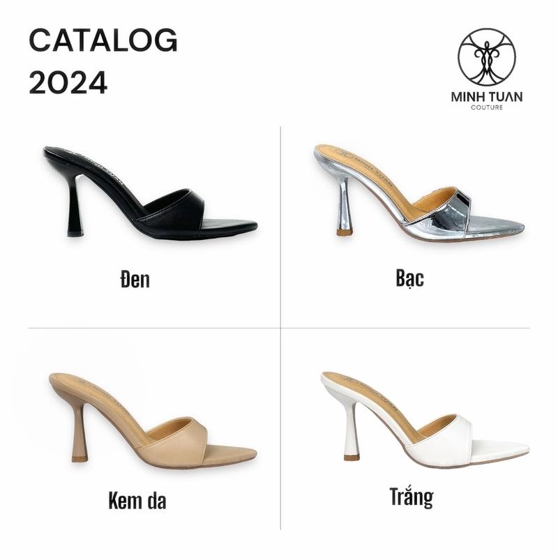 Product Introduction of Dép cao gót 9cm 4 màu hiện đại cá tính GU 008 - 09 nữ shoes 6