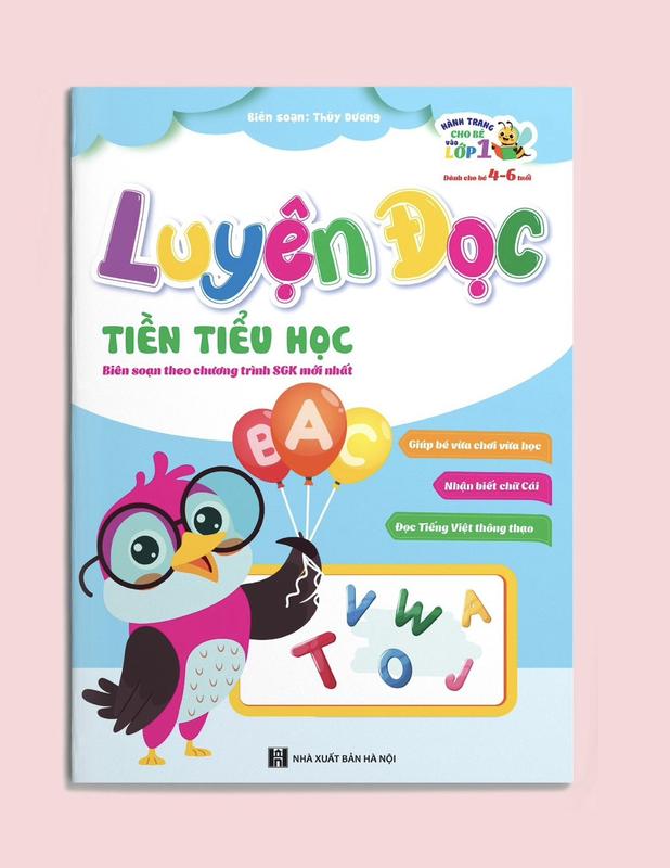 Sách - Luyện đọc Tiền tiểu học -Hành trang cho bé tự tin vào lớp 1