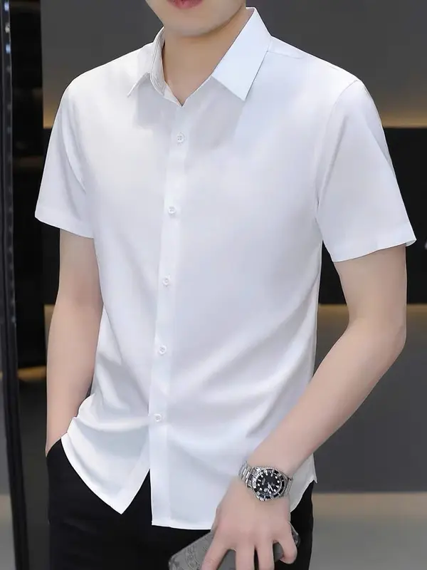 Áo sơ mi nam vải nhung dập logo nổi mềm thoáng mát mẫu áo trẻ trung-ATC99 SHOP Menswear Kate 5
