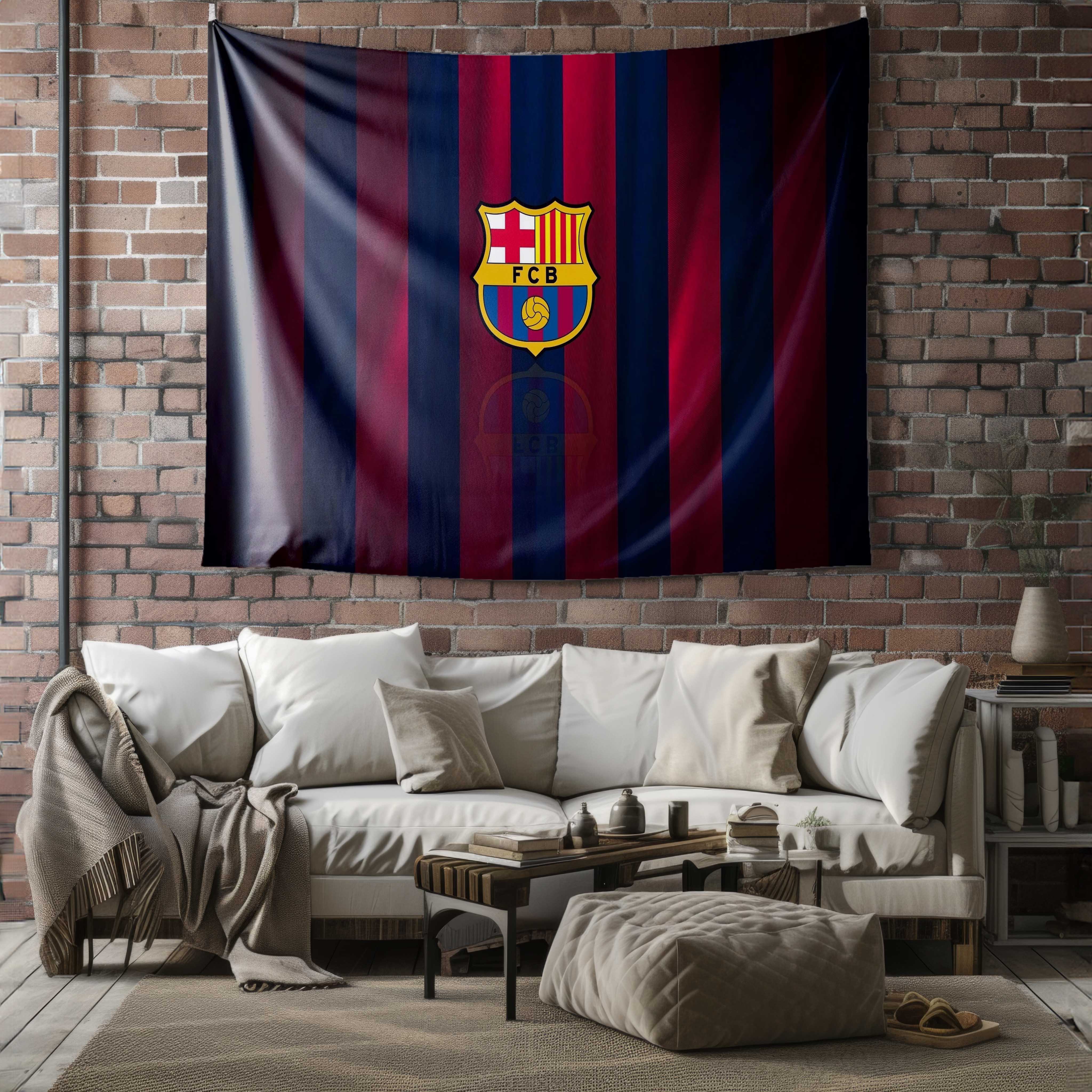 [ส่งจากไทย จัดส่งเร็ว] ผ้าพื้นหลังฟุตบอล, แชมป์พรีเมียร์ลีกของบาร์เซโลนา, รอบรองชนะเลิศปี 2024 ถึง 2