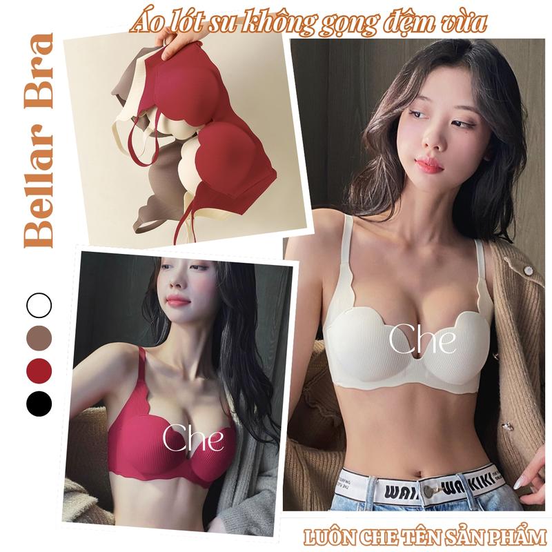 Áo Ngực Nữ Su Đúc Mút Mềm Êm Siêu Nâng Vòng 1 Áo Lót Không Gọng Không Đường May Chống Hằn Bellar Bra BBA9931
