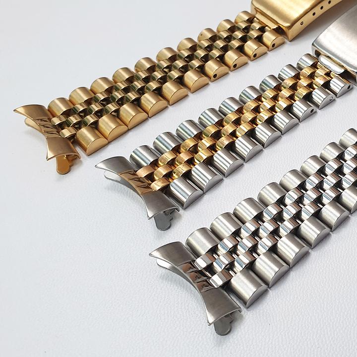  Dây đồng hồ inox đúc không gỉ jubilee cho SEIKO ORIENT size 18mm 20mm 22mm kèm chốt và dụng cụ đục cắt dây - D2015 