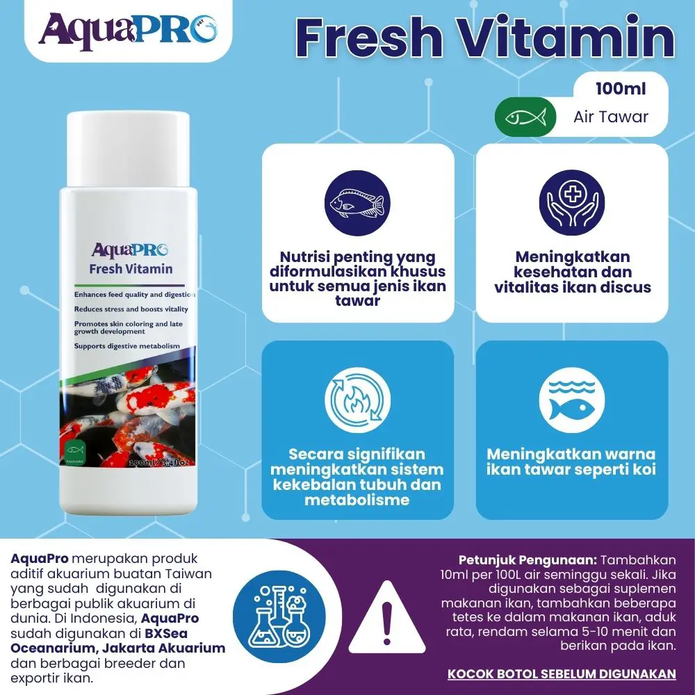 AquaPro Fresh Vitamin 100ml/3.4floz