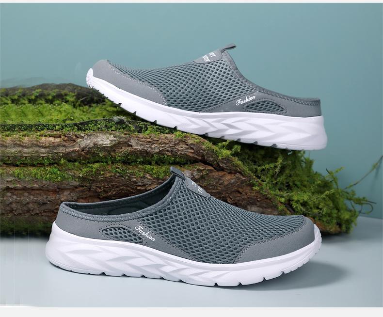 Product Introduction of Sneakers Casual Shoes for Men Breathable Summer Lightweight Comfortable Black Slip-On Driving Walking Shoes Tenis Masculino Boy Runner 50
