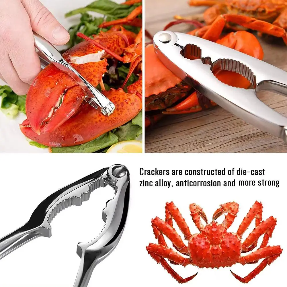 Bộ Nĩa Cua, Để Làm Cua, Tôm Hùm Và Các Loại Hải Sản Khác, Bao Gồm Dụng Cụ Mở Cua, Kẹp Và Dụng Cụ Mở Hạt