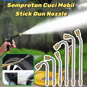 Semprotan Cuci Mobil Stick  Nozzle/Tekanan U-Shape Tekanan /Stick Gun Cleaner Extension Rod Wand/ High Pressure Car Washing  Pompa