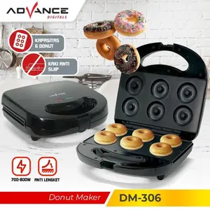 (COD+GARANSI) Donut Maker Advance DM-306 Alat Pembuat Donat Advance Mesin Pembuat Donat Elektrik Advance DM306