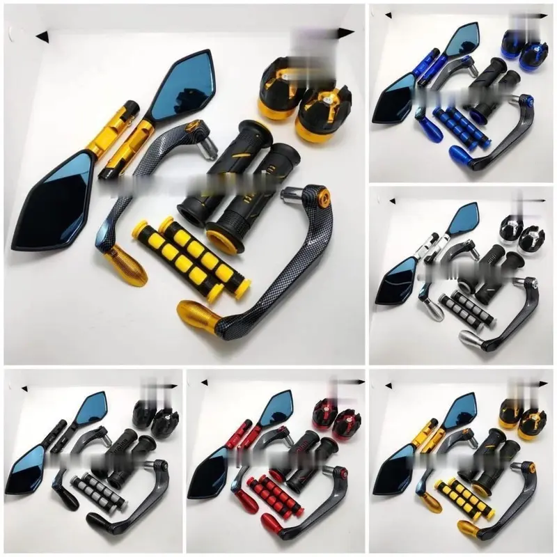 Paket 5 Item variasi motor proguard sabit karbon + spion v2 tomok + handgrip domino + karet handle rem + jalu as roda Universal beat mio fino jupiter supra cbr150r nma pcx adv 0