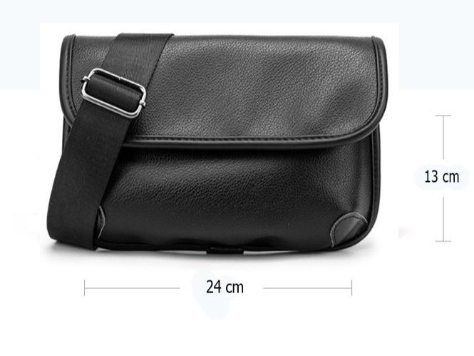 Túi đeo chéo Unisex da mềm cao cấp giữ phom xu hướng trẻ trung (NU1) Đeo Vai Bag Đồng 2