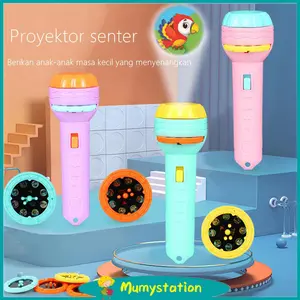 Proyektor kartun mainan ringan anak-anak plastik Toys