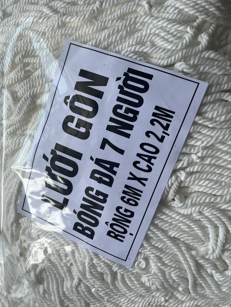 Product Introduction of ￼LƯỚI GÔN BÓNG ĐÁ 7 NGƯỜI , 5 người , 11 người - SỢI (2 lưới 12