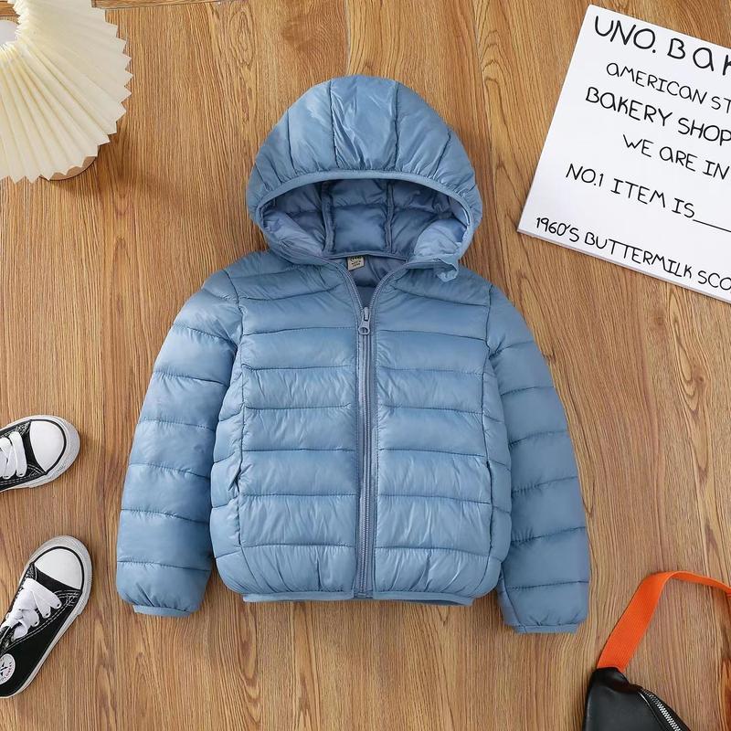 Áo Khoác Trẻ Em, Nhẹ, Lông Vũ Và Áo Khoác Độn, Dành Cho Bé Trai Và Bé Gái, Cỡ Trung Bình Và Lớn, Có Mũ Trùm Đầu, Thích Hợp Cho Mùa Thu Và Mùa Đông, Siêu Nhẹ, Áo Khoác Trẻ Em 4