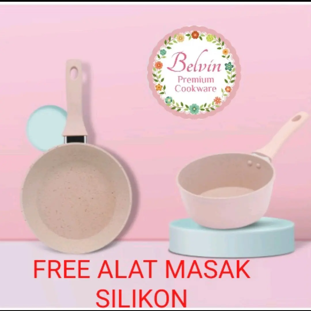 Belvin cookware panci set  mini series mpasi baby bayi susu fry pan frypan mini