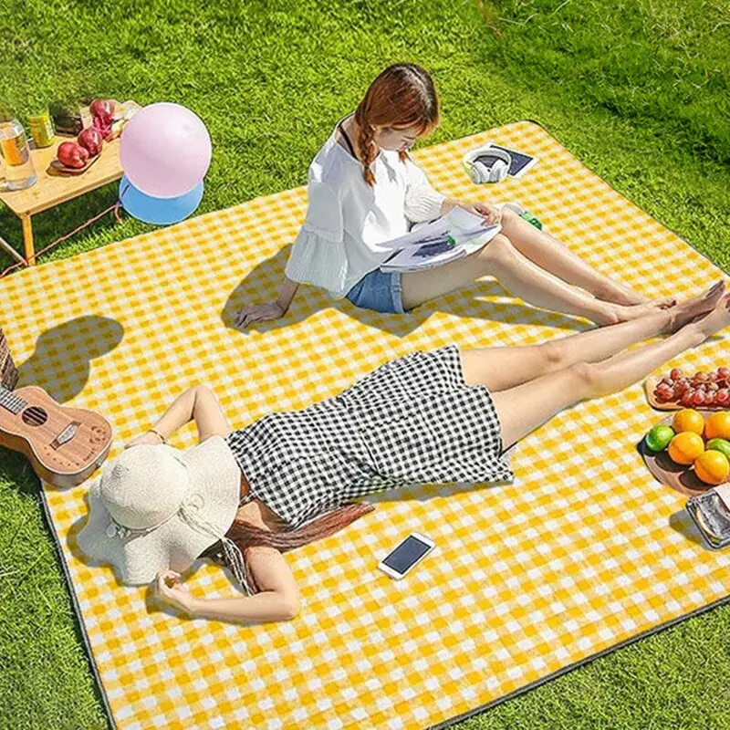 UKURAN JUMBO 200 CM Matras Lipat Tikar Lipat Besar Anti Air Tiker Piknik 150 x 180 cm / Foldable Camping Waterproof Karpet Tamasya Microsatin / Picnic Mat / Tikar Hajatan Pengajian 1
