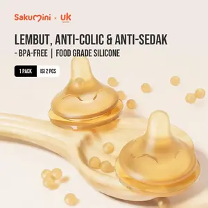 Sakumini Dot Botol Susu Isi 2 Silikon Empeng Bayi Pacifier Aksesoris PPSU Milk Bottle Baby Newborn Anti Tumpah BPA Free
