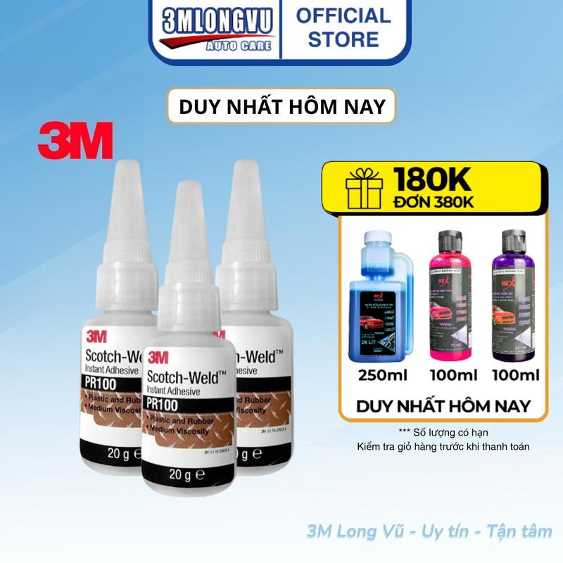 Keo Dán Đa Năng 3M PR100, Keo Dán Giày Dép Da, Kim Loại, Gỗ, Sành, Sứ, Cao Su Siêu Dính - 3M Long Vu