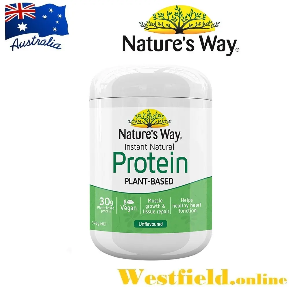 [Australia Import EXP 05/2026] Nature's Way Instant Natural Protein Powder ( Natural )( 375g )