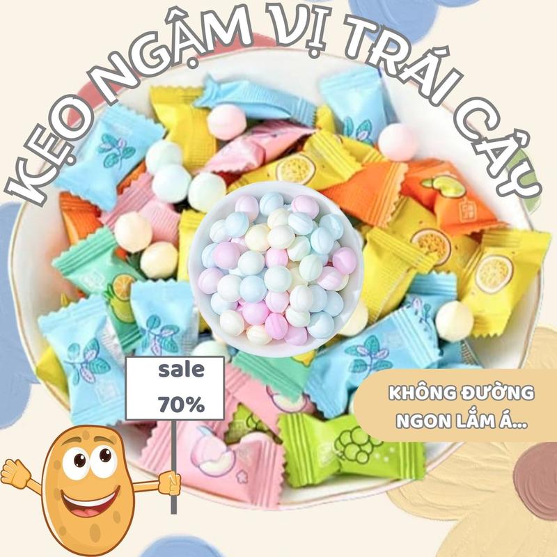 [MIX 100G SIÊU NGON] KẸO NGẬM HO VỊ TRÁI CÂY ÍT ĐƯỜNG, KẸO TRÁI CÂY ĐÀI LOAN, KẸO NGẬM VỊ TRÁI CÂY, KẸO TRÁI CÂY KHÔNG ĐƯỜNG