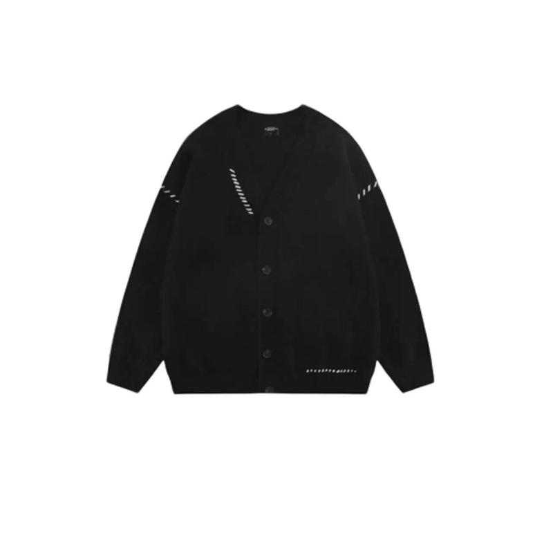 Áo Cardigan Len Unisex Sunset/Black Form Hàn - Local Brand The Slick Way UNISEX
