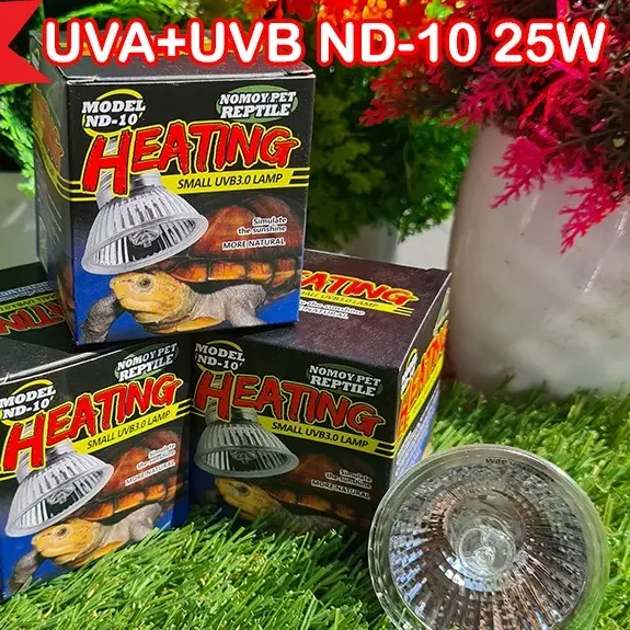 LAMPU UVA/UVB NOMOY ND-10 25-75W TORTO SULCATA ALDABRA BUKAN EXOTERRA
