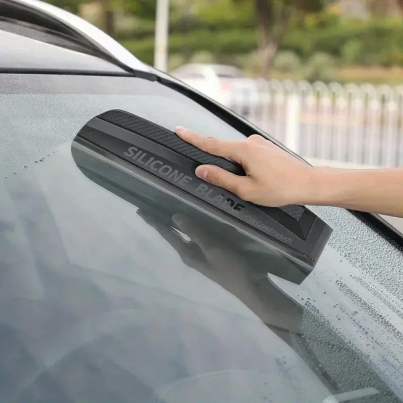 Soft Silicone Car Wrap Tool, Water Window Wiper Drying Blade, Clean Scraping Film Scraper, Car Wash Accessories 2