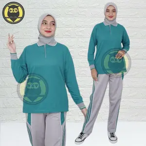 Baju Olahraga Setelan Lakos Wanita Pria Seragam Terbaru