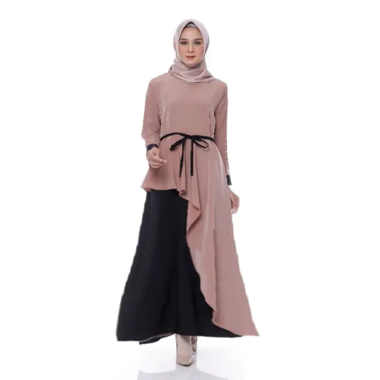 Gamis Wanita Kanya Fashion Muslim bahan Wollycrepe Terbaru 3