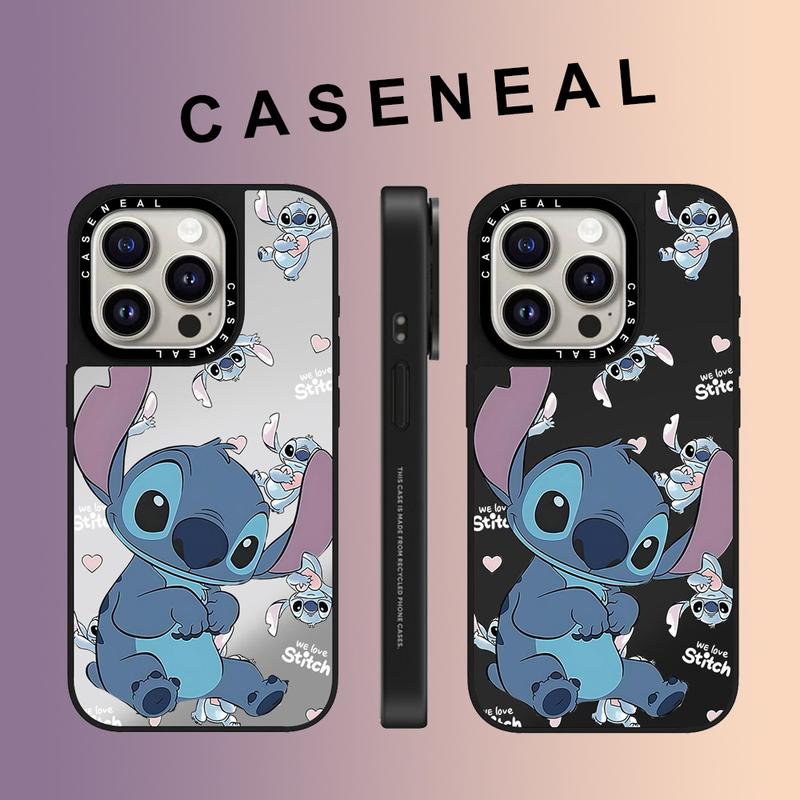 CASENEAL Cute cartoon mouse mirror face Transparent Phone Case For iPhone 17…