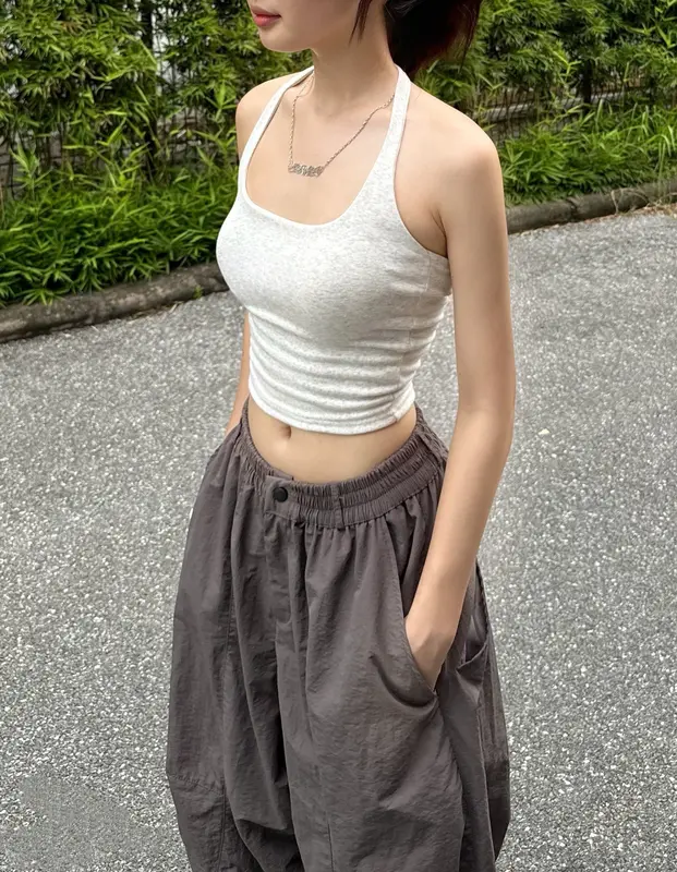 Áo Tank Top Nam & Nữ cổ vuông form Slimfit. 3