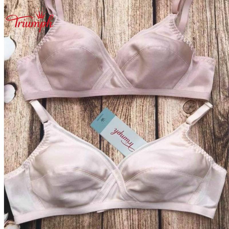Product Introduction of Áo Lót Nữ Mỏng, Không Gọng Triumph D151 Không Đệm Mút, Thoáng Mát, Dễ Chịu Phù Hợp Với Bà Bầu, Cho Con Bú, Các Bà Các Mẹ 10
