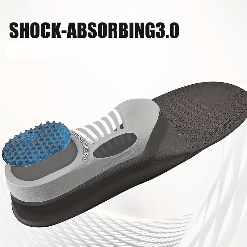 1 Pair EVA Gel Insoles for Sports and Work - Anti-Slip, Shock-Absorbing, Twist-Resistant, Thickened Support - Unisex for Basketball and Everyday Use 8