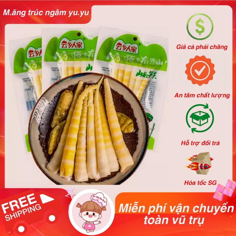   Set 10 gói  Măng trúc chua cay Tứ Xuyên - Ăn vặt Bà Beo 