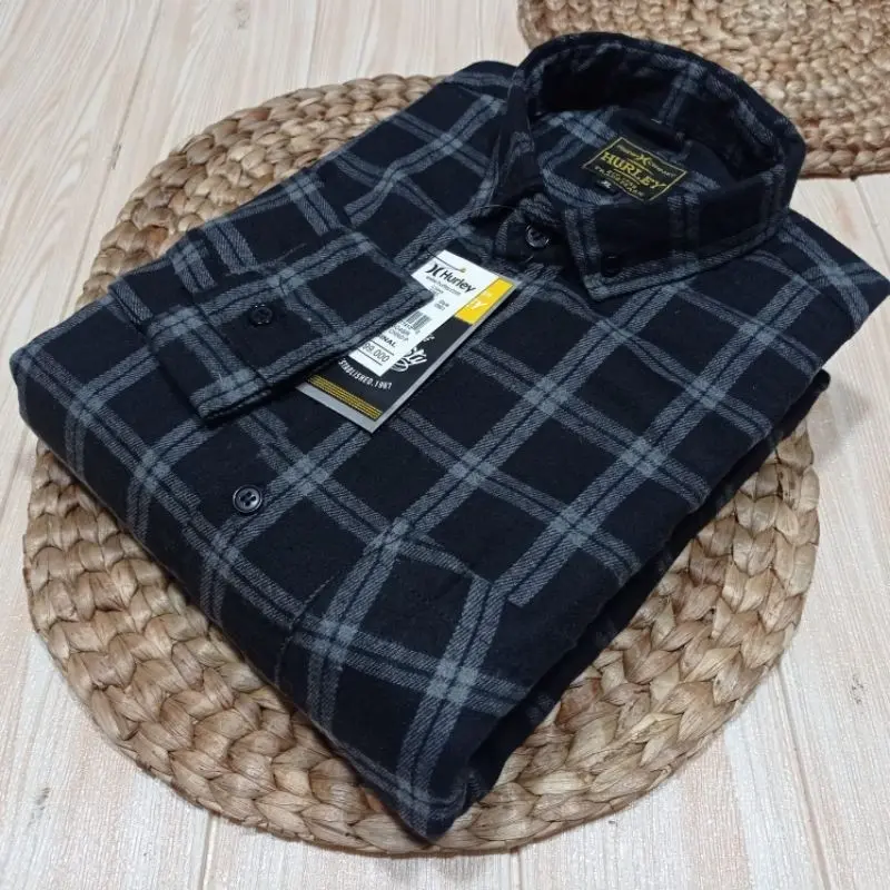 KEMEJA FLANEL LENGAN PANJANG PRIA WANITA UNISEX FLANNEL IMPORT MOTIF KOTAK KOTAK TERLARIS 2025 7