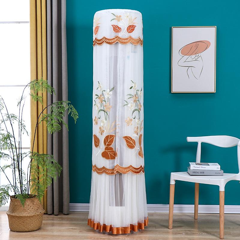 Product Introduction of New Model No-Remove Air Conditioner Cover for Cylinder Vertical Cabinet Machine, Round Living Room Air Conditioner Dust Cover for Gree Midea 28
