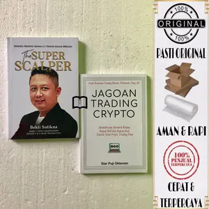 Paket Buku The Super Scalper & Jagoan Trading Crypto - Buku Original Soft Cover