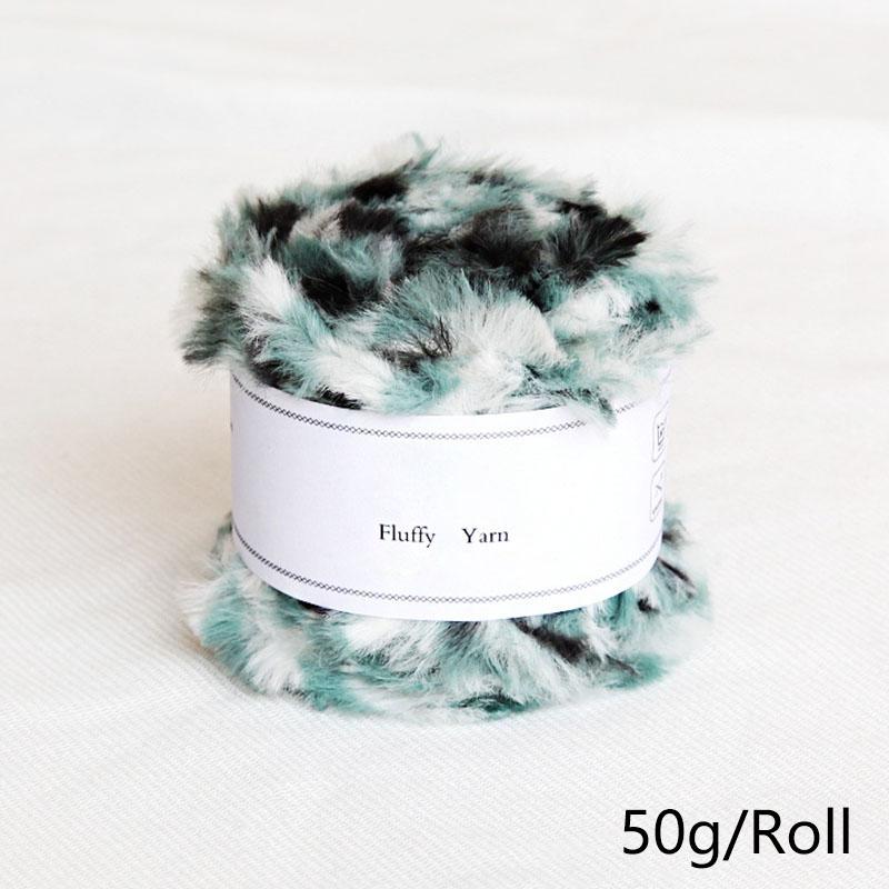 Product Introduction of Xinyi3 50g/Roll Hand Knitting Wool Yarn Mink Yarn Thread Faux Fur Crochet Weaved Fluffy Baby Clothes Crochet Sweater Scarf 18