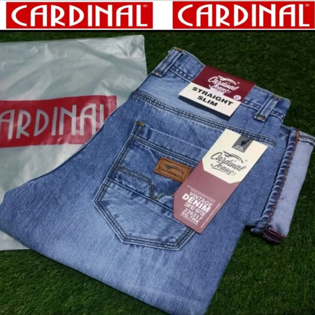 CARDINAL CELANA JEANS PRIA PANJANG/CELANA JEANS PRIA PREMIUM/MODEL STANDAR SIZE 27-33