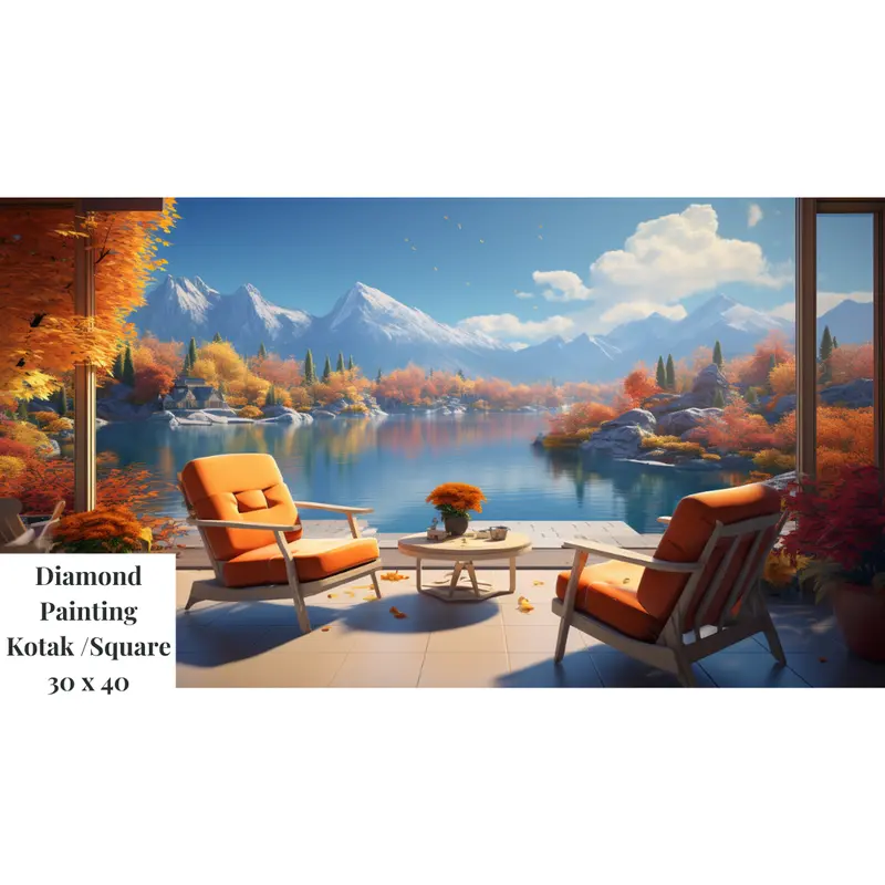 Diamond Painting Kotak / Square 30 x 40 7
