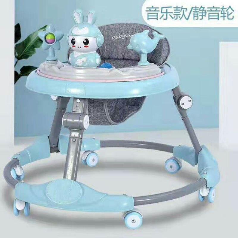 Xe tròn cho bé-Xe tập di cho bé kết hợp làm bàn ăn dặm có nhạc và đèn ,gấp gọn và điều chỉnh được cao thấp 4