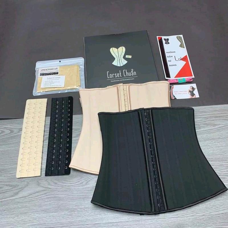 (Tặng kèm thanh nối, áo lót liner) Đai Latex 25 Xương Hy Lạp hàng chuẩn