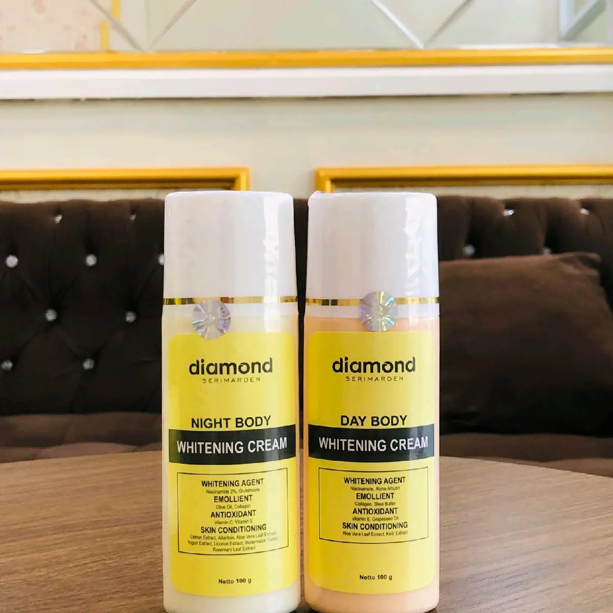 Lotion Diamont siang malam 100gr