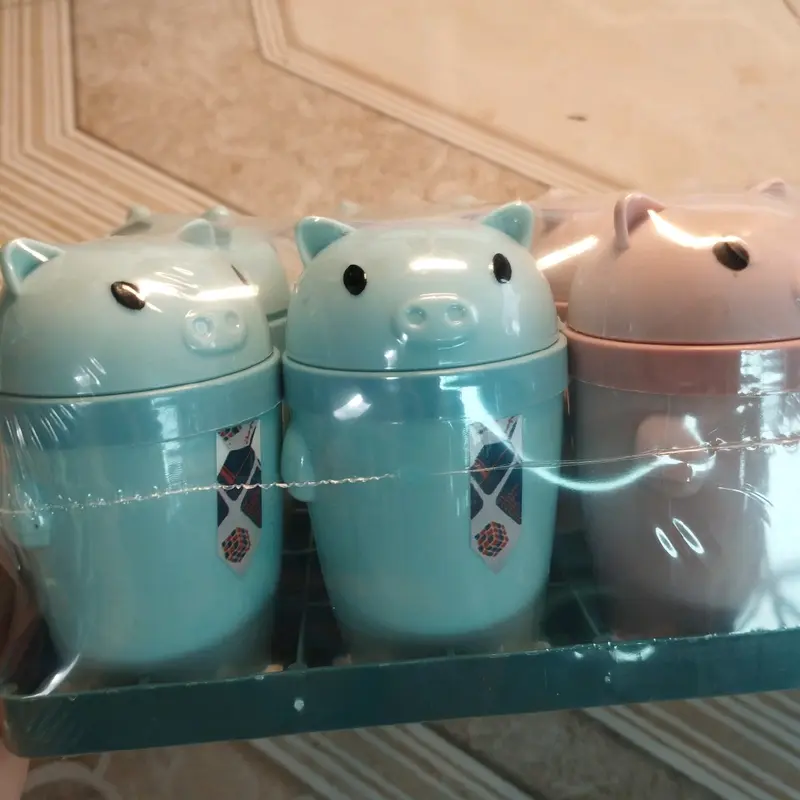 Hộp đựng tăm hình mèo dễ thương ba màu 2