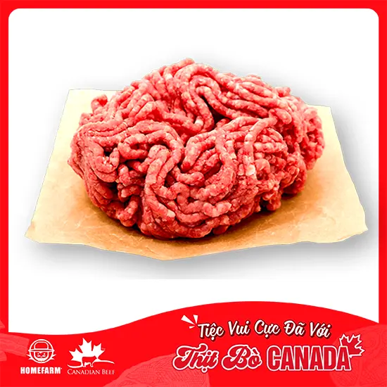 [MEGA SALE 5/5] Thịt bò xay Canada 250g
