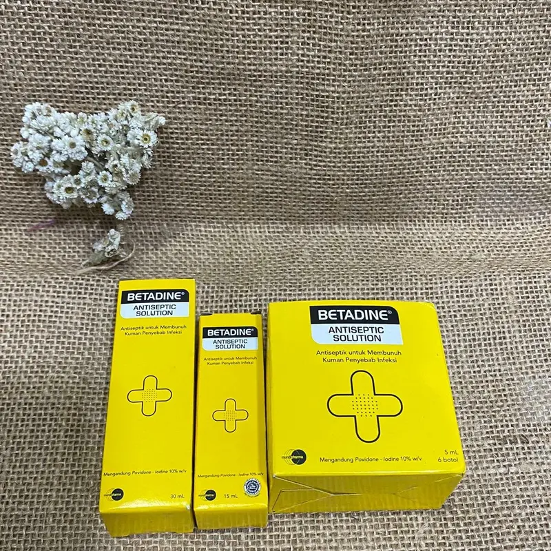 Betadine 15 30 60ml Bayi Balita Baru lahir Bayi 0