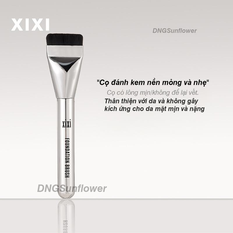 Cọ Trang Điểm Xixi Đầu Dẹp Đánh Nền Mỏng và Nhẹ